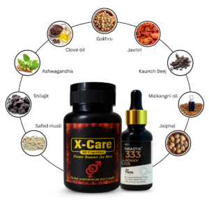 X-Care Capsule & Oil – Men Power Capsule & Stamina Booster Combo